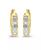 颜色: Yellow, Macy's | Cubic Zirconia Baguette Cut Huggie Earrings in Sterling Silver (Also in 14k Gold Over Silver or 14k Rose Gold Over Silver)