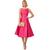 Adrianna Papell | Boat-Neck A-Line Dress, 颜色Fuchsia