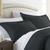 商品第11个颜色black, IENJOY HOME | Pillow Shams 2-Pack Ultra Soft Microfiber Bedding, Standard/Queen - Sage