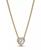 颜色: Gold, PANDORA | Timeless Sparkling Cubic Zirconia Heart Collier Necklace