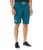 color Tourmaline Teal Full Heather/Onyx White, Under Armour | Rival Terry Shorts