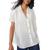 Free People | Women's Float Away Cotton Pleated Shirt, 颜色White