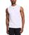 颜色: White, Reebok | Men's Sleeveless Logo Tech Tank Top