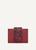 商品DKNY | Uptown Leather Card Case颜色Python Scarlet