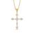 颜色: Gold, Macy's | Cubic Zirconia Cross Pendant 18" Necklace in Silver Plate or Gold Plate