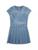 商品第1个颜色DUSTY BLUE, KatieJ NYC | Little Girl's & Girl’s Eddie Faux Leather Dress