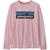 颜色: Peaceful Pink, Patagonia | Regenerative Organic Certified Cotton P-6 T-Shirt - Boys'