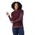 SmartWool | Women's Shadow Pine Hoodie Sweater, 颜色Black Cherry Heather