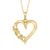 颜色: 16 in, Canaria Fine Jewelry | Canaria 10kt Yellow Gold Xo Heart Pendant Necklace