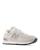 商品New Balance | Unisex 574 Lace Up Running Sneakers颜色Aluminum/White