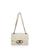 color Peony White/Gold, Salvatore Ferragamo | Large Gancio Quilting Shoulder Bag