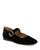 商品Sam Edelman | Women's Michaela Buckled Flats颜色Black Velvet