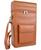 颜色: Tan, ROYCE New York | Double Wine Carrying Case