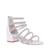 商品第1个颜色White Baby Glitter, Nina | Big Girls Sparklar Ankle Strap Zipper Closure Sandals
