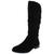 商品Style & Co | Style & Co. Womens Kelimae Slouchy Wide Calf Riding Boots颜色Black Suede