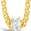 Sterling Forever | 14k Gold Plated Cubic Zirconia Curb Chain Necklace, 颜色Gold