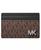 颜色: Brown/ Black, Michael Kors | Men's Bill Compartment Card Case