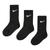 颜色: Black-Black, NIKE | Nike Kids Crew 3 Pack - Unisex Socks