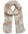 颜色: Heathered Almond, Calvin Klein | Eyelash Fringe Contrasting Logo Blanket Scarf