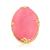 商品第2个颜色pink, Ross-Simons | Ross-Simons Red Jade Ring in 18kt Gold Over Sterling
