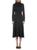 ALEXIA ADMOR | Brooklyn Satin Fit-&-Flare Midi Dress, 颜色BLACK