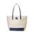 color Natural/Indigo Sail, Ralph Lauren | Canvas Large Goldie Tote