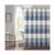 颜色: Blue, Style Nest | Blue Waffle Color Block Texture 14 Pc Shower Curtain Set
