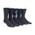商品Tommy Hilfiger | Men's 5-Pk. Assorted Printed Crew Socks颜色Classic Navy