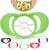 颜色: green, Zulay Kitchen | Apple Corer and Slicer With 8 Sharp Blades
