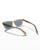 商品Salvatore Ferragamo | Men's Double Gancini Rectangle Sunglasses颜色TRANSPARENT SAND