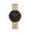 color Gold/Black, Daniel Wellington | 36 mm Petite Evergold Mesh Watch
