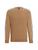 Hugo Boss | Cotton Sweater with Color-Blocking Detail, 颜色BEIGE