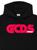 商品GCDS | Flocked Logo Cotton Sweatshirt Hooded颜色Black