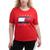 商品Tommy Hilfiger | Tommy Hilfiger Sport Womens Plus Logo Knit T-Shirt颜色Scarlet