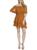 Jessica Simpson | Amaya Womens Off-The-Shoulder Short Mini Dress, 颜色cathay spice