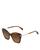Rag & Bone | Cat Eye Sunglasses, 53mm, 颜色Brown/Brown Gradient
