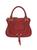 商品Chloé | Medium Marcie Leather Satchel颜色SMOKED RED