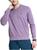 Nautica | Mens Lightweight Knit V-Neck Sweater, 颜色chalk violet heather