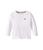商品Lacoste | Long Sleeve Crew Neck Tee Shirt (Toddler/Little Kids/Big Kids)颜色White
