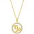 商品第4个颜色Capricorn, Giani Bernini | Cubic Zirconia Zodiac Halo 18" Pendant Necklace in 18k Gold-Plated Sterling Silver, Created for Macy's