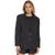 DKNY | Women's Peak Lapel Two-Button Long-Sleeve Blazer, 颜色Black