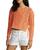 color Washed May Orange, Ralph Lauren | Side Tie Cropped Sweater