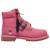 商品Timberland | Timberland 6" Premium Waterproof Boots - Girls' Grade School颜色Pink/Pink/Gold