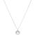 商品Kate Spade | Candy Shop Pearl Halo Pendant Necklace颜色Cream/Silver