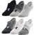 颜色: Halo Gray/Assorted, Under Armour | Essential Ultra Low 6-Pack