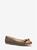 商品Michael Kors | Andrea Logo Ballet Flat颜色BROWN