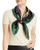 color Black/Green, Echo Design | Animal Menagerie Silk Square Scarf