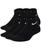 颜色: Black, NIKE | Big Kids' Cushioned Ankle Socks, 6 Pairs