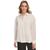 颜色: Soft White, Calvin Klein | Women's Chiffon Sleeve Button Down Blouse