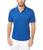 Nautica | Men's Slim Fit Short Sleeve Solid Soft Cotton Polo Shirt, 颜色Monaco Blue